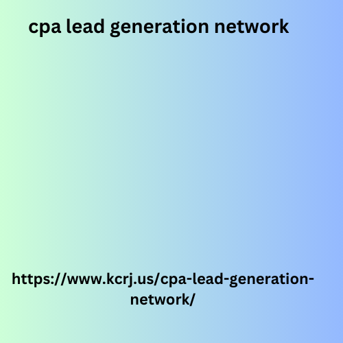 cpa lead generation network