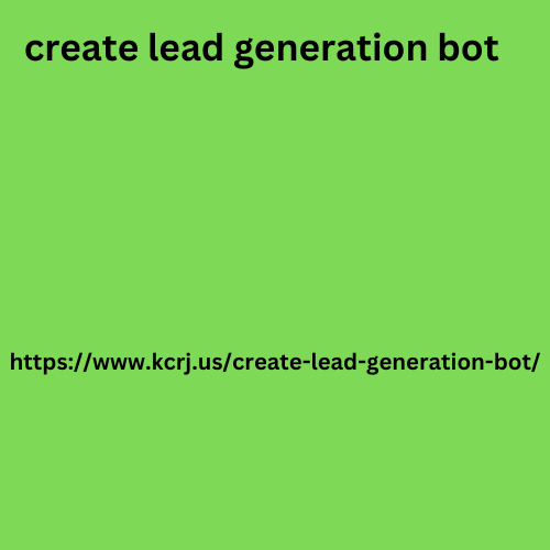 create lead generation bot