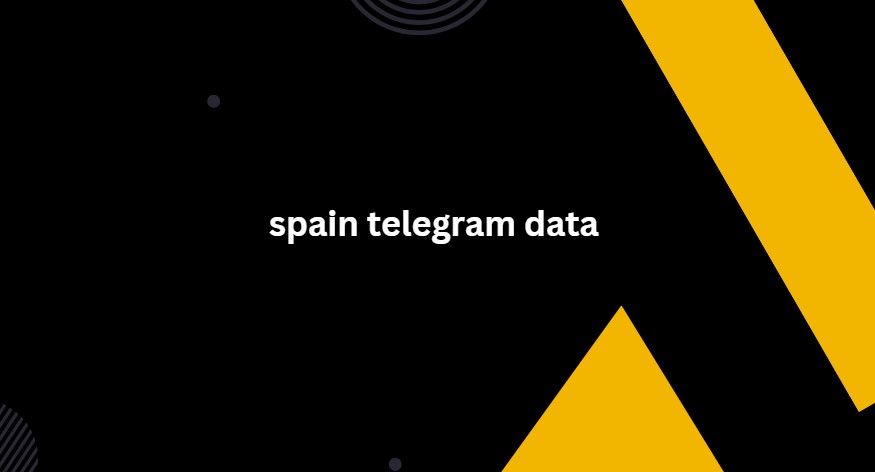 spain telegram data